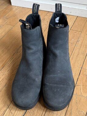 Blundstone Rustic Black High Top Boots, Women's 10M